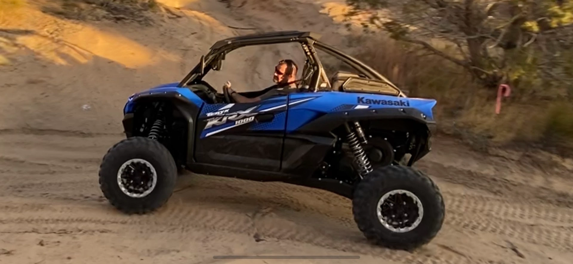 Side-by-side UTV parked at a canyon overlook near Vernal Utah